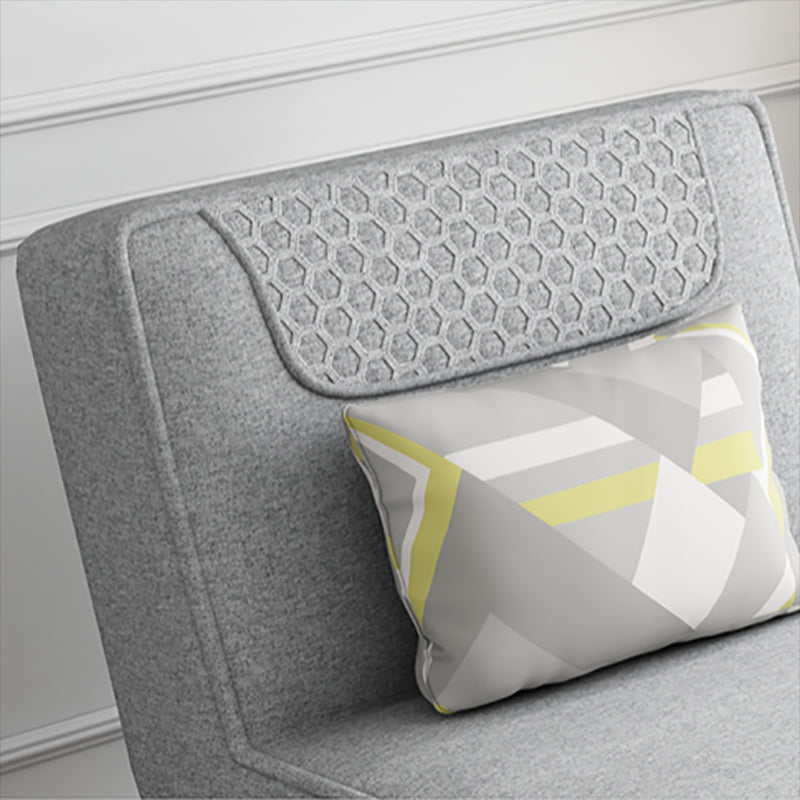 Living Room Armless Chaise Lounge Modern Chaise Lounge with Linen Upholster Clearhalo 'Chairs & Seating' 'Chaise Lounge' 'chaise_lounge' 'furn' 'furn_chaise_lounge' 'Furniture' 'Living Room Furniture' 7413201