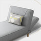 Living Room Armless Chaise Lounge Modern Chaise Lounge with Linen Upholster Clearhalo 'Chairs & Seating' 'Chaise Lounge' 'chaise_lounge' 'furn' 'furn_chaise_lounge' 'Furniture' 'Living Room Furniture' 7413203