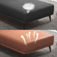 Modern Faux Leather Chaise, One Armed Recessed Arms Lounge Chair with Pillows Clearhalo 'Chairs & Seating' 'Chaise Lounge' 'chaise_lounge' 'furn' 'furn_chaise_lounge' 'Furniture' 'Living Room Furniture' 7413214