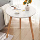 Stone 3 Legs Cocktail Table Modern Round Coffee Table with Shelf 23.6"L x 23.6"W x 20"H White Shelves Not Included Clearhalo 'Coffee & Accent Tables' 'Coffee Tables' 'coffee_tables' 'furn' 'furn_coffee_tables' 'Furniture' 'Living Room Furniture' 7413290