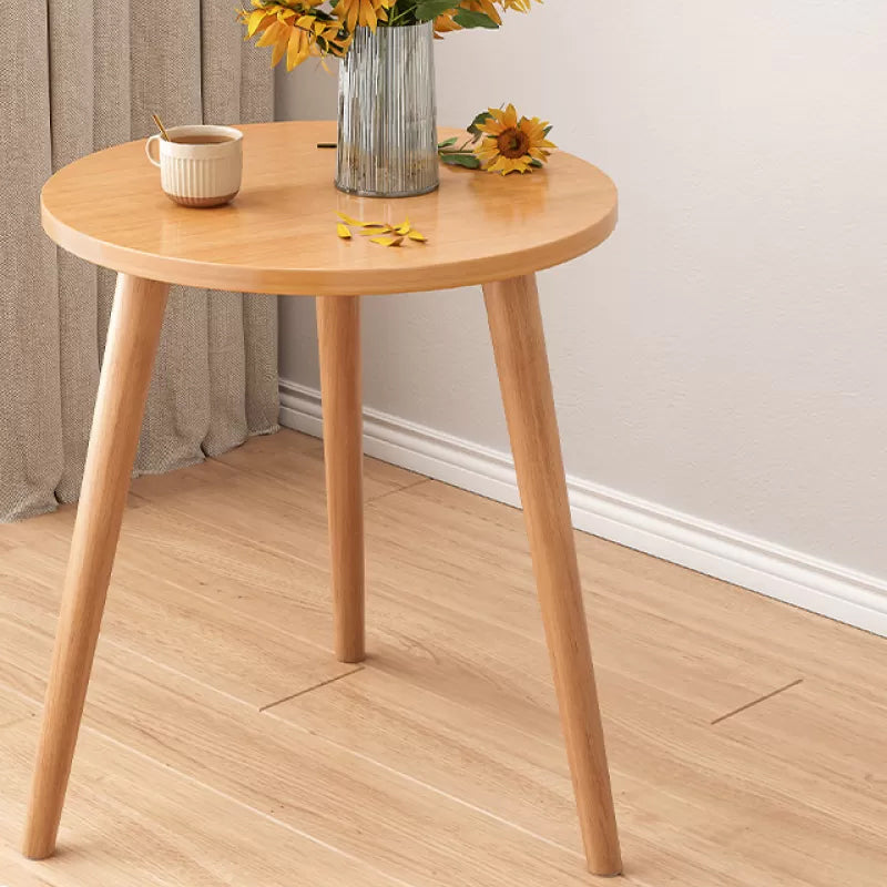 Stone 3 Legs Cocktail Table Modern Round Coffee Table with Shelf 16"L x 16"W x 20.5"H Natural Shelves Not Included Clearhalo 'Coffee & Accent Tables' 'Coffee Tables' 'coffee_tables' 'furn' 'furn_coffee_tables' 'Furniture' 'Living Room Furniture' 7413299