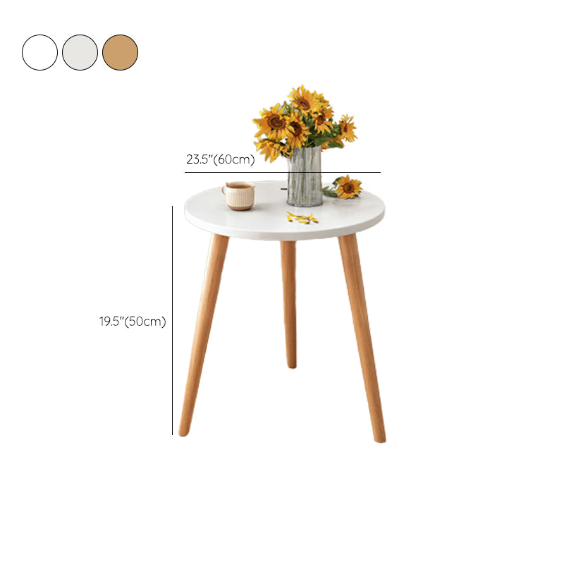 Stone 3 Legs Cocktail Table Modern Round Coffee Table with Shelf Clearhalo 'Coffee & Accent Tables' 'Coffee Tables' 'coffee_tables' 'furn' 'furn_coffee_tables' 'Furniture' 'Living Room Furniture' 7413329