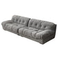 Scandinavian Solid Color Sofa 39.37" Wide Tufted Back Armless Sofa