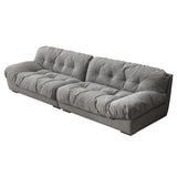 Scandinavian Solid Color Sofa 39.37" Wide Tufted Back Armless Sofa