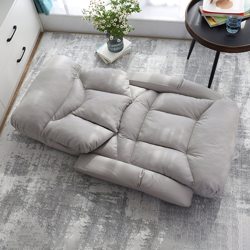 Sedia reclinabile manuale in pelle finta moderna poltrone reclinabili con blocco della posizione