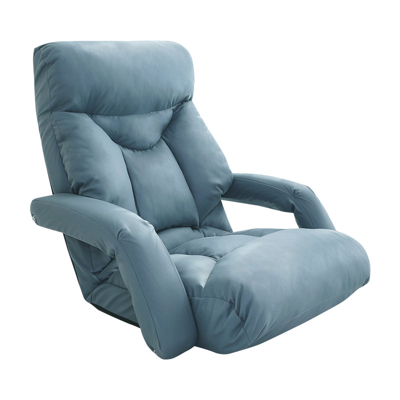 Sedia reclinabile manuale in pelle finta moderna poltrone reclinabili con blocco della posizione