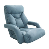 Sedia reclinabile manuale in pelle finta moderna poltrone reclinabili con blocco della posizione