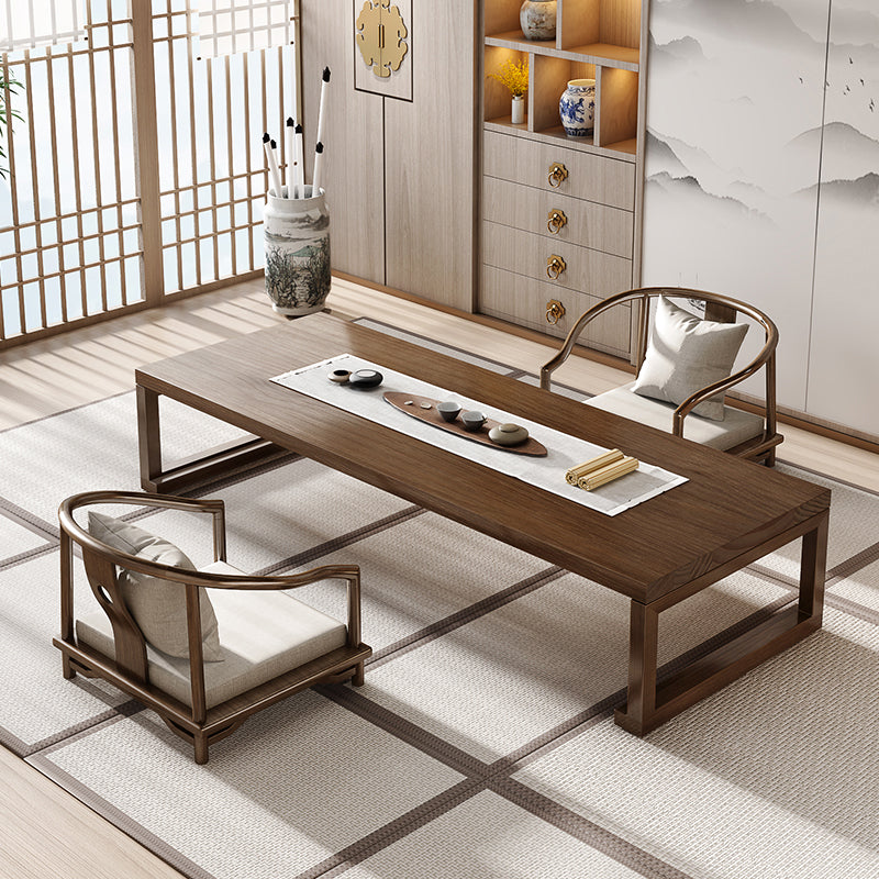1 Rectangle Coffee Table Solid Wood Sled Single Coffee Table Clearhalo 'Coffee & Accent Tables' 'Coffee Tables' 'coffee_tables' 'furn' 'furn_coffee_tables' 'Furniture' 'Living Room Furniture' 7413584
