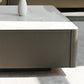 Minimalism Slate Rectangular Coffee Table White Coffee Table Set with Drawer Clearhalo 'Coffee & Accent Tables' 'Coffee Tables' 'coffee_tables' 'furn' 'furn_coffee_tables' 'Furniture' 'Living Room Furniture' 7413606