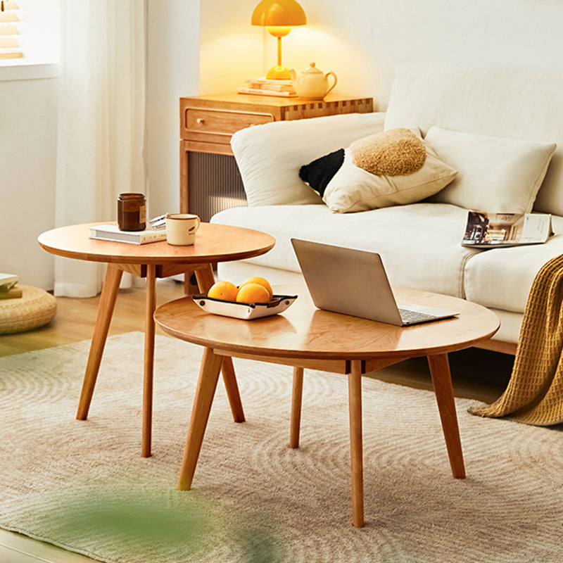 Modernistic Coffee Table Wooden 4 Legs Coffee Cocktail Table for Living Room Clearhalo 'Coffee & Accent Tables' 'Coffee Tables' 'coffee_tables' 'furn' 'furn_coffee_tables' 'Furniture' 'Living Room Furniture' 7413615