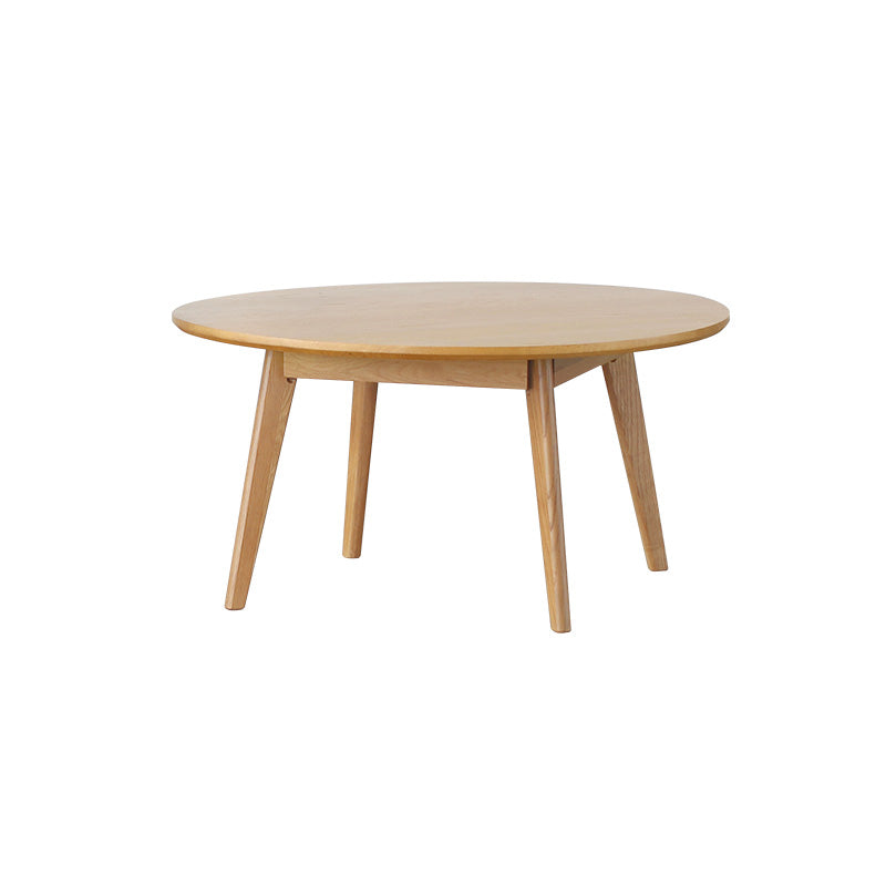 Modernistic Coffee Table Wooden 4 Legs Coffee Cocktail Table for Living Room 31"L x 31"W x 16"H Natural Clearhalo 'Coffee & Accent Tables' 'Coffee Tables' 'coffee_tables' 'furn' 'furn_coffee_tables' 'Furniture' 'Living Room Furniture' 7413616