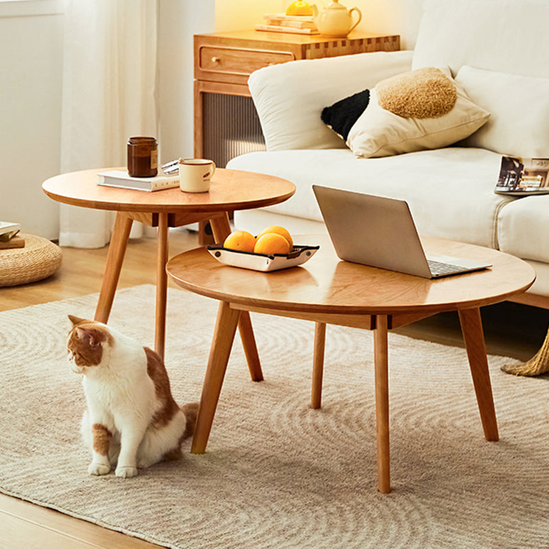 Modernistic Coffee Table Wooden 4 Legs Coffee Cocktail Table for Living Room Clearhalo 'Coffee & Accent Tables' 'Coffee Tables' 'coffee_tables' 'furn' 'furn_coffee_tables' 'Furniture' 'Living Room Furniture' 7413617
