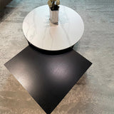 Abstract Coffee or End Table Contemporary Slate Coffee Cocktail Table Clearhalo 'Coffee & Accent Tables' 'Coffee Tables' 'coffee_tables' 'furn' 'furn_coffee_tables' 'Furniture' 'Living Room Furniture' 7413646