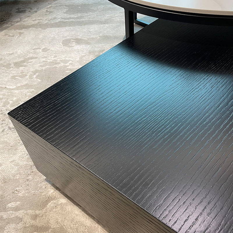 Abstract Coffee or End Table Contemporary Slate Coffee Cocktail Table Clearhalo 'Coffee & Accent Tables' 'Coffee Tables' 'coffee_tables' 'furn' 'furn_coffee_tables' 'Furniture' 'Living Room Furniture' 7413652