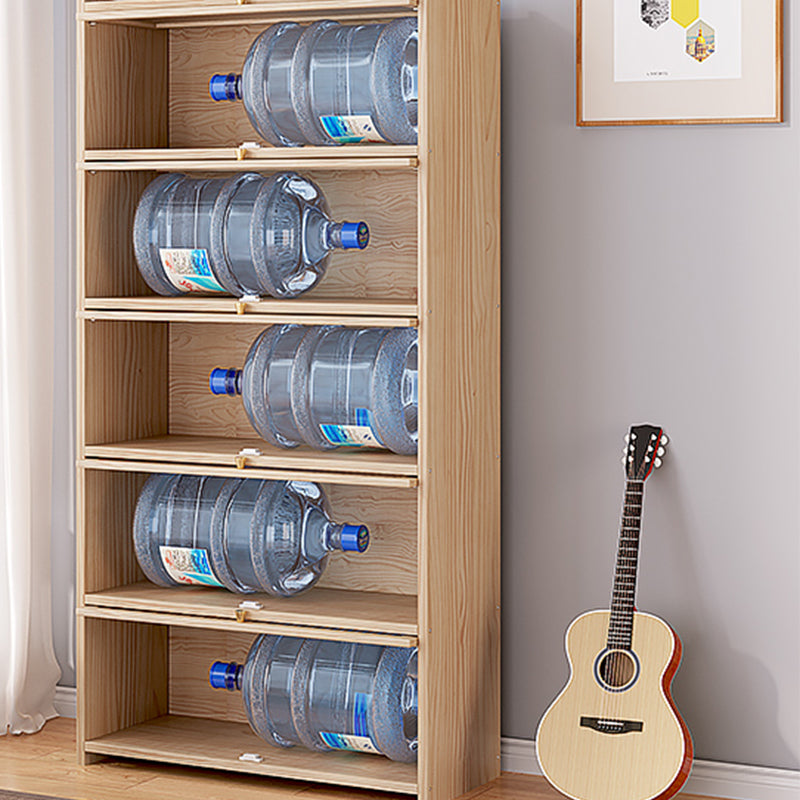 Contemporary Solid Wood Accent Cabinet Rectangle Storage Cabinet with Glass Top Clearhalo 'Cabinets & Chests' 'cabinets_chests' 'furn' 'furn_cabinets_chests' 'Furniture' 'Living Room Furniture' 7413658