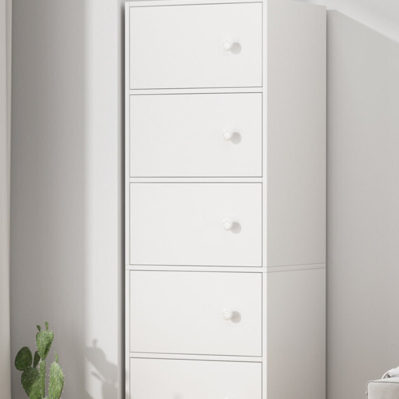 Contemporary Rectangle Accent Cabinet Manufactured Wood Knobs Accent Cabinet