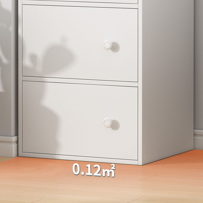 Contemporary Rectangle Accent Cabinet Manufactured Wood Knobs Accent Cabinet