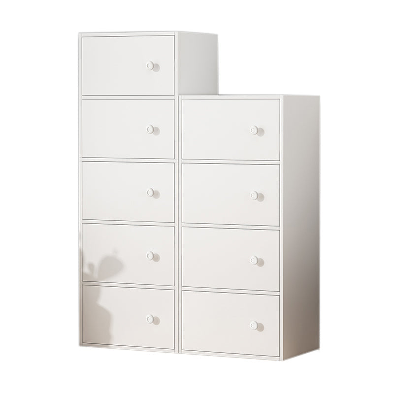 Contemporary Rectangle Accent Cabinet Manufactured Wood Knobs Accent Cabinet