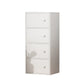 Contemporary Rectangle Accent Cabinet Manufactured Wood Knobs Accent Cabinet