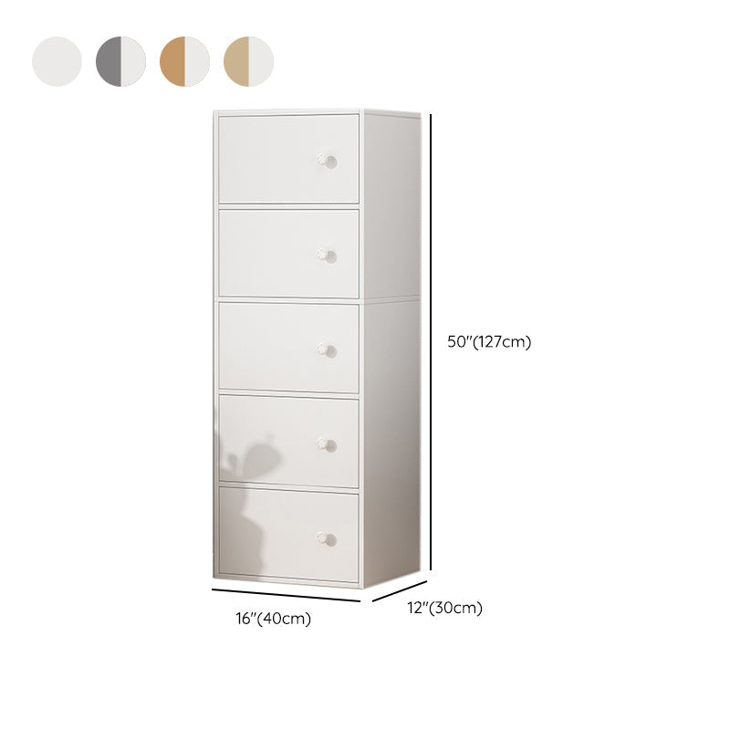 Contemporary Rectangle Accent Cabinet Manufactured Wood Knobs Accent Cabinet