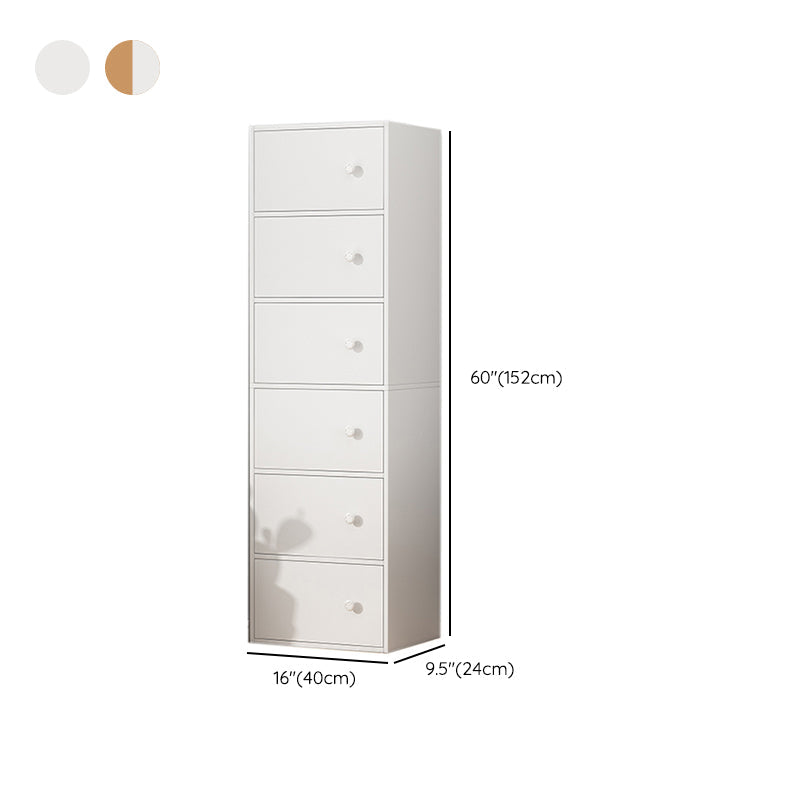 Contemporary Rectangle Accent Cabinet Manufactured Wood Knobs Accent Cabinet