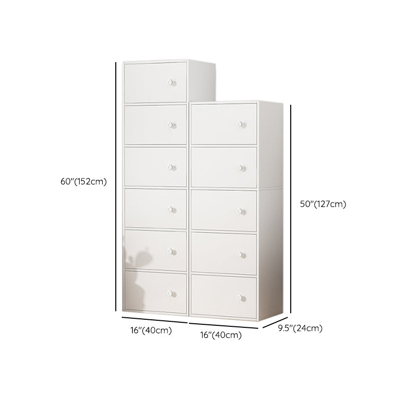 Contemporary Rectangle Accent Cabinet Manufactured Wood Knobs Accent Cabinet