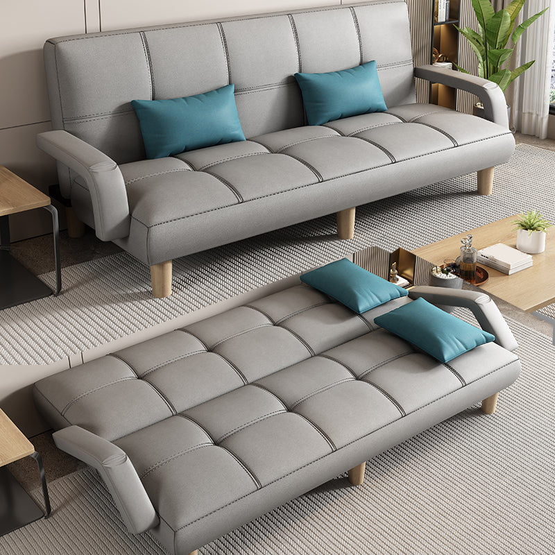 Skandinavischer Futon -Schläfersofa Bettkeks Back Futon Sleeper Sofa