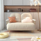 Glam Upholstered Futon and Mattress Pillow Back Folding Futon Frame