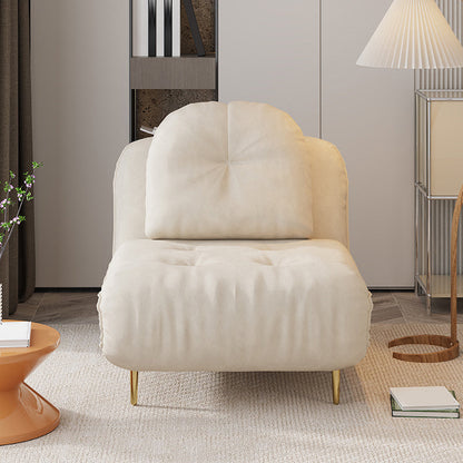 Glam Polstered Futon und Matratzenkissen zurückklappten Futon -Rahmen