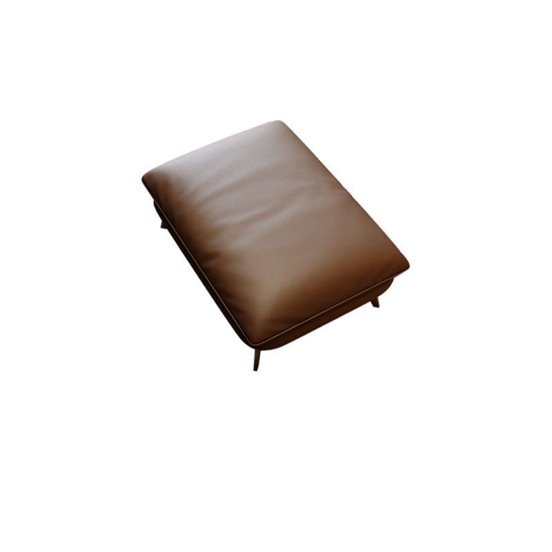 Canapé en cuir authentique marron