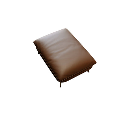 Canapé en cuir authentique marron