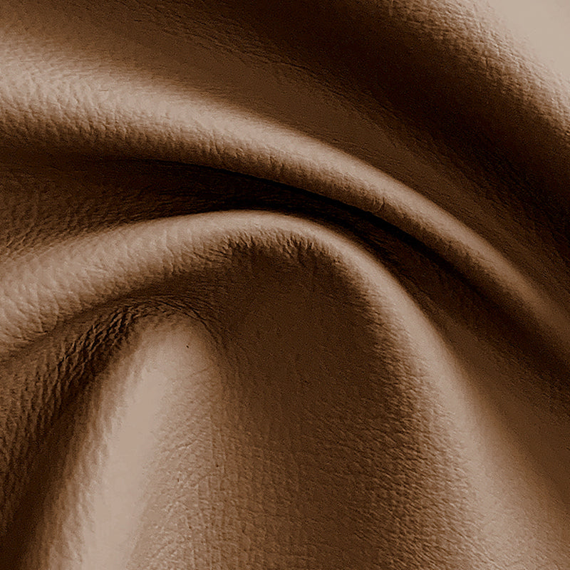 Canapé en cuir authentique marron