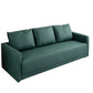 Square Arm Loose Back Sofa 2/3-Seater Nordic Leather Single Cushion Sofa