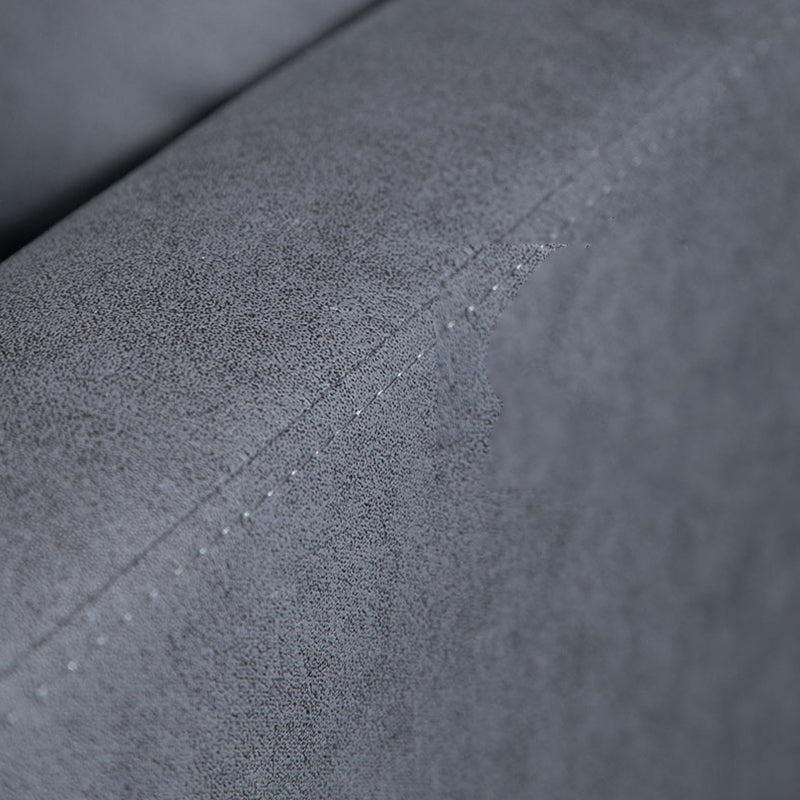 Square Arm Loose Back Sofa 2/3-Seater Nordic Leather Single Cushion Sofa