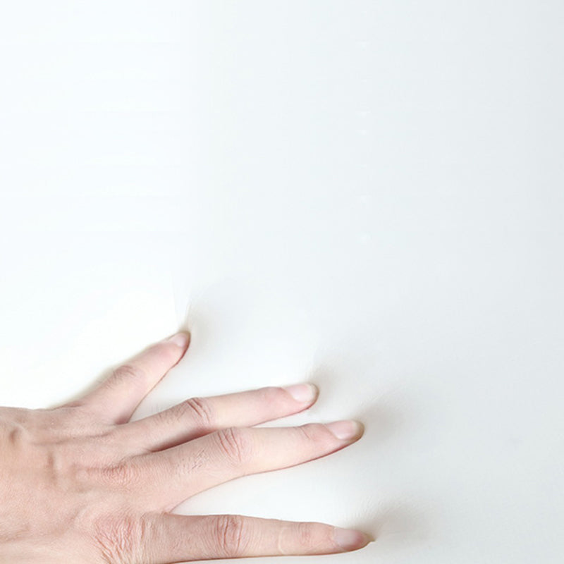 Mid-Century Modern Sloped Arm Sofa Tufted Genuine Leather Sofa in Brown