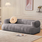 Sofa en laine de bras encastré Scandinave 23,6 "High Sofa avec oreillers