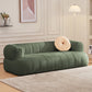 Sofa en laine de bras encastré Scandinave 23,6 "High Sofa avec oreillers