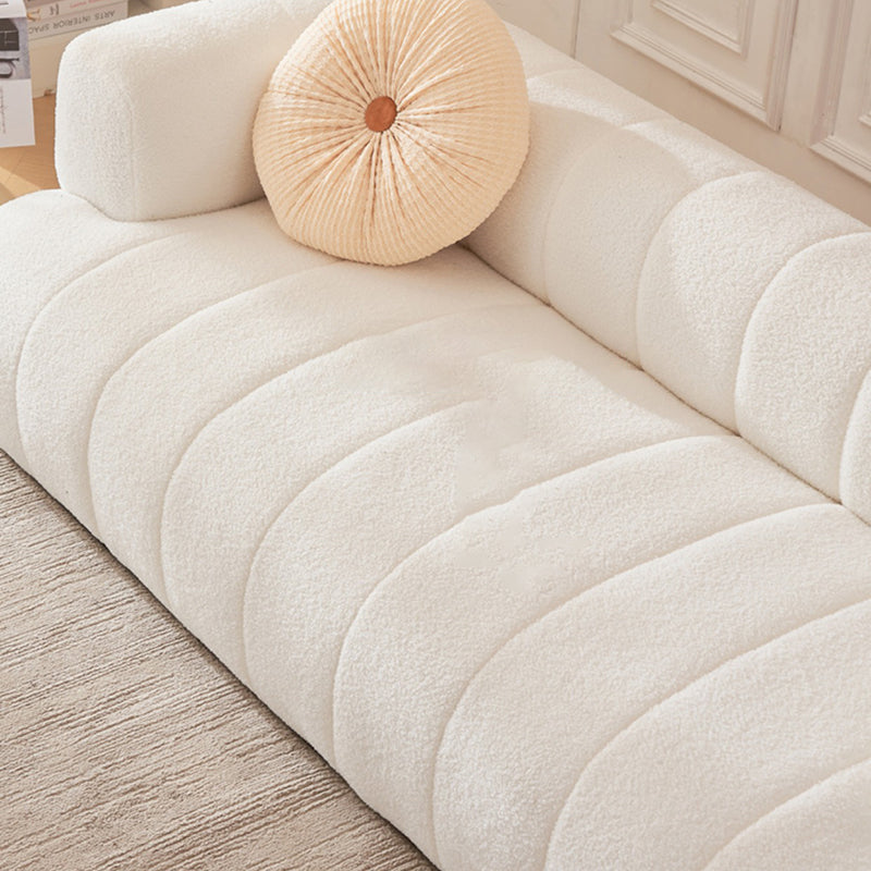 Sofa en laine de bras encastré Scandinave 23,6 "High Sofa avec oreillers