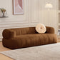 Sofa en laine de bras encastré Scandinave 23,6 "High Sofa avec oreillers
