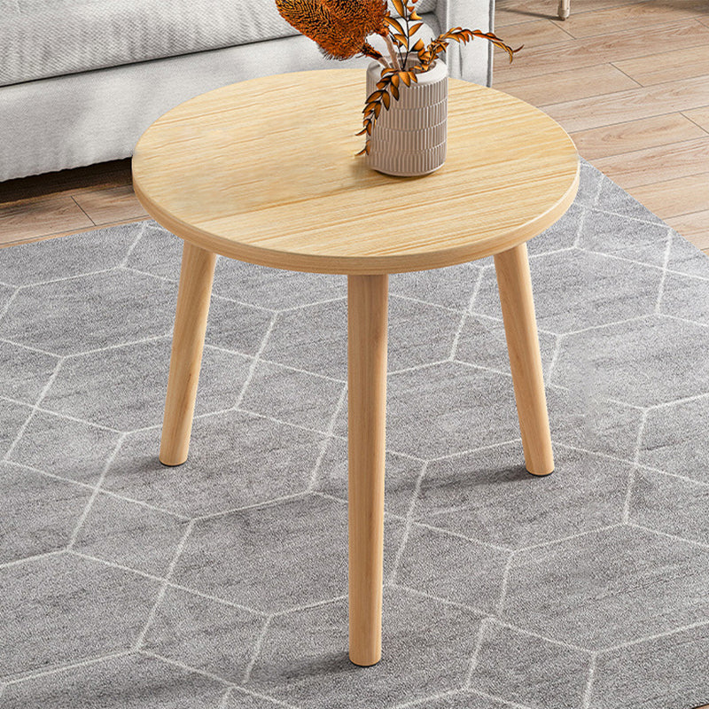 Modern Wooden Coffee Table Oval Bunching Coffee Table Set for Living Room 16"L x 16"W x 15"H Oak Shelves Not Included Clearhalo 'Coffee & Accent Tables' 'Coffee Tables' 'coffee_tables' 'furn' 'furn_coffee_tables' 'Furniture' 'Living Room Furniture' 7414811