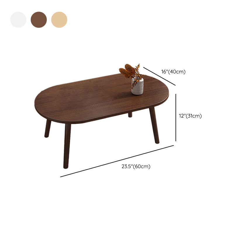 Modern Wooden Coffee Table Oval Bunching Coffee Table Set for Living Room Clearhalo 'Coffee & Accent Tables' 'Coffee Tables' 'coffee_tables' 'furn' 'furn_coffee_tables' 'Furniture' 'Living Room Furniture' 7414819