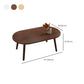 Modern Wooden Coffee Table Oval Bunching Coffee Table Set for Living Room Clearhalo 'Coffee & Accent Tables' 'Coffee Tables' 'coffee_tables' 'furn' 'furn_coffee_tables' 'Furniture' 'Living Room Furniture' 7414820