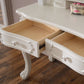 4 Drawers Makeup Table White Make up Table Stool Set Victorian Wood Vanity