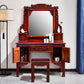 Traditions Red Oak Vanity Set Solid Wood Vanity with Drawers and Mirror