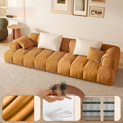 Canapé de bras encastré scandinave 28,7 "h bloque canapé avec oreillers