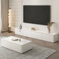 Faux Wood Media Console Contemporary White TV Stand Console with Drawers Clearhalo 'furn' 'furn_tv_stands_entertainment_centers' 'Furniture' 'Living Room Furniture' 'TV Stands & Entertainment Centers' 'TV Stands & Media Storage Furniture' 'tv_stands_entertainment_centers' 7415353