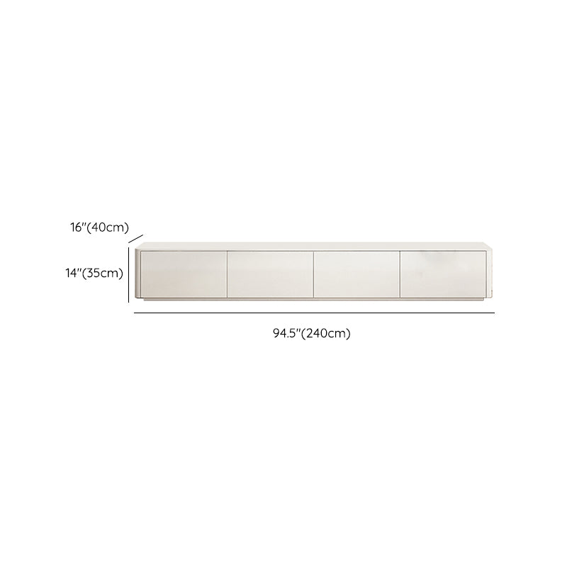 Faux Wood Media Console Contemporary White TV Stand Console with Drawers Clearhalo 'furn' 'furn_tv_stands_entertainment_centers' 'Furniture' 'Living Room Furniture' 'TV Stands & Entertainment Centers' 'TV Stands & Media Storage Furniture' 'tv_stands_entertainment_centers' 7415375
