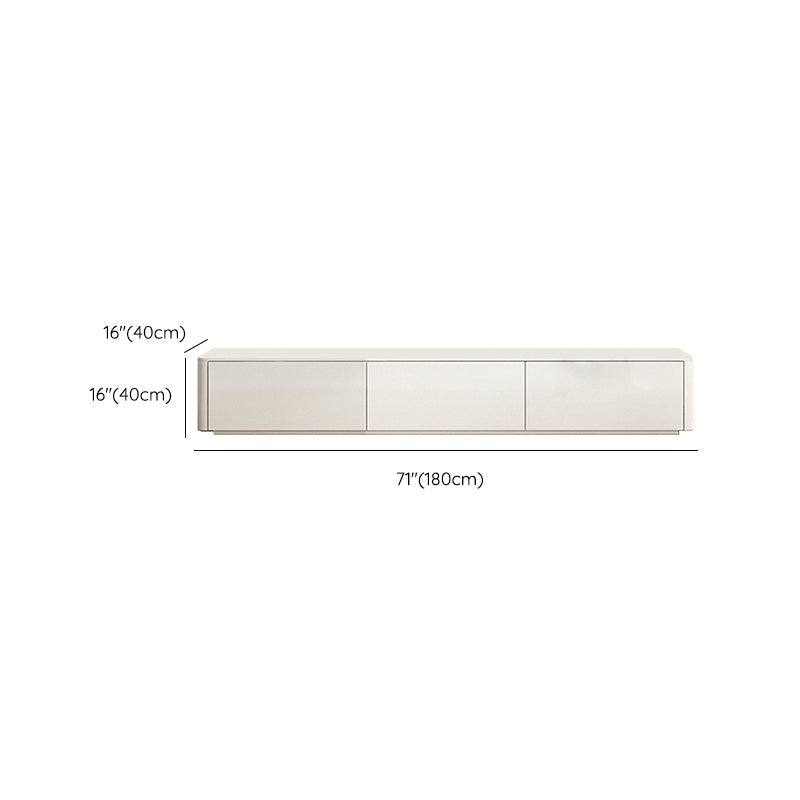 Faux Wood Media Console Contemporary White TV Stand Console with Drawers Clearhalo 'furn' 'furn_tv_stands_entertainment_centers' 'Furniture' 'Living Room Furniture' 'TV Stands & Entertainment Centers' 'TV Stands & Media Storage Furniture' 'tv_stands_entertainment_centers' 7415377