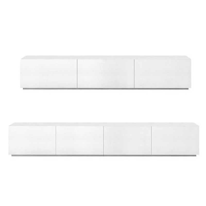 Contemporary TV Stand Console Faux Wood White Media Console with Drawers Clearhalo 'furn' 'furn_tv_stands_entertainment_centers' 'Furniture' 'Living Room Furniture' 'TV Stands & Entertainment Centers' 'TV Stands & Media Storage Furniture' 'tv_stands_entertainment_centers' 7415392