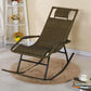 Indoor Rattan Rocking Chair Mid-Century Modern Rocking Chair Clearhalo 'Chairs & Seating' 'furn' 'furn_rocking_chairs' 'Furniture' 'Living Room Furniture' 'Rocking Chairs' 'rocking_chairs' 7415440